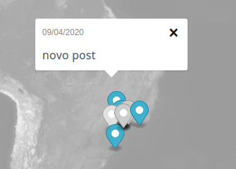 Geolocated Posts Popup