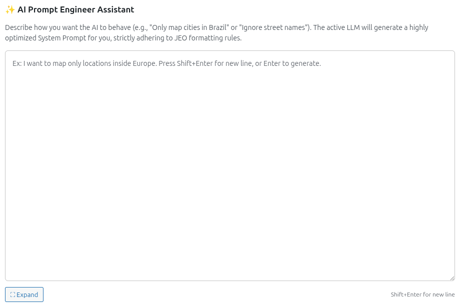 AI Georeferencing - Custom prompts