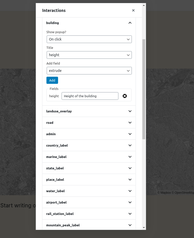 Layer interactions