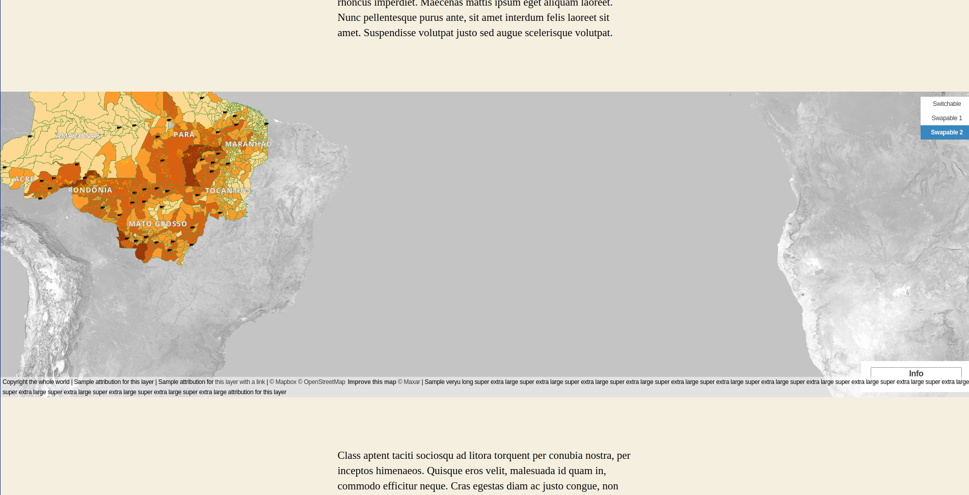 Map Alignment - Full Width