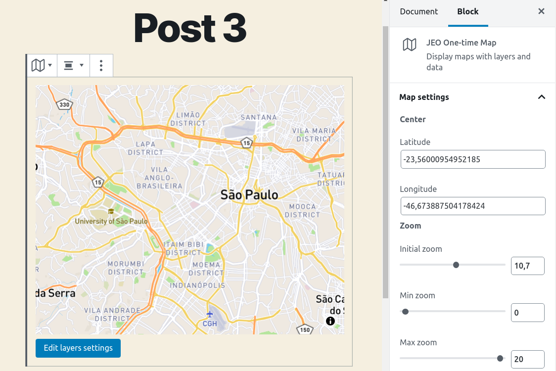 One-time Map Example