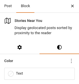 Stories Near You block